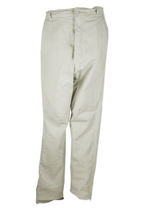 Pal Offner Trousers Grey low drop crotch trousers view 1